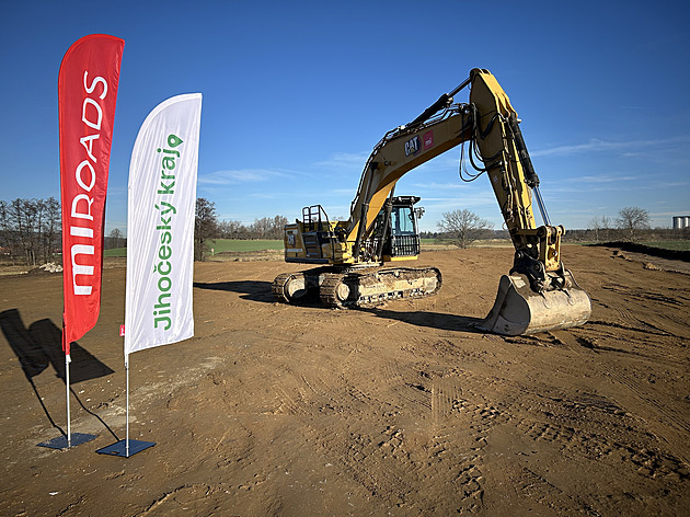 Kamiony zmizí ze sídliště i od školky. Začala stavba vytouženého obchvatu Blatné