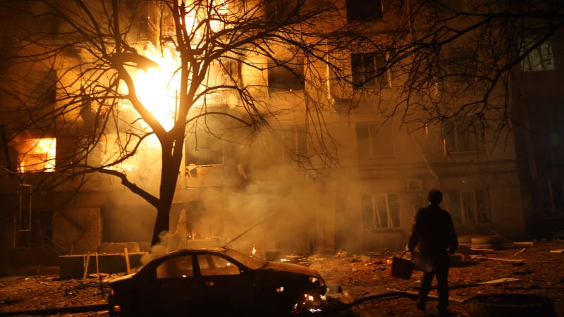 Statisíce Ukrajinců jsou bez proudu. Země čelila rozsáhlému dronovému útoku z Ruska