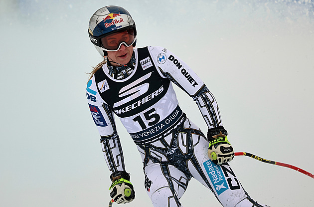 Super-G ONLINE: Olympijská generálka. Jak si v Crans Montaně povede Ledecká?