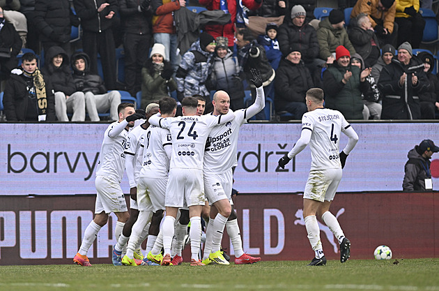 Slovácko - Baník 2:2, hosté vedli, závěr utkání ale patřil domácím