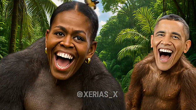 Trump sdílel video zobrazující Obamovy jako opice. Nechutné, reagují odpůrci