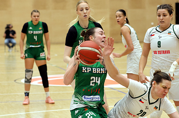 Basketbalistky KP Brno vrátily v lize SBŠ Ostrava porážku z finále poháru