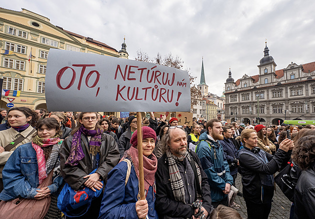Rozpočet je maximum možného, reagoval Klempíř na demonstraci za kulturu